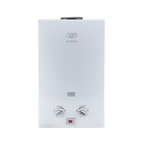 AVERA Calentador de agua Instantaneo GAS NATURAL, Boiler de Paso, Capacidad...